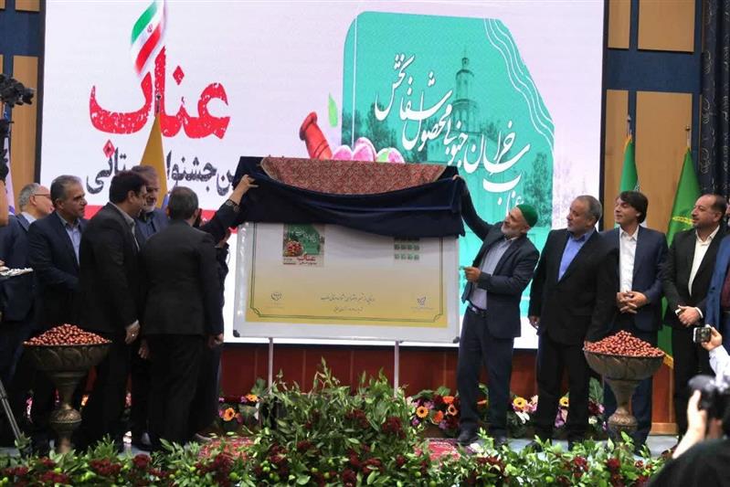 از تمبر عناب در خراسان جنوبی رونمایی شد
